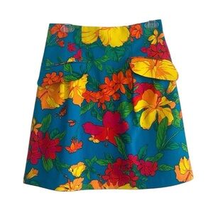 Nanette Lepore Kahlo Floral Print Skirt Size 4